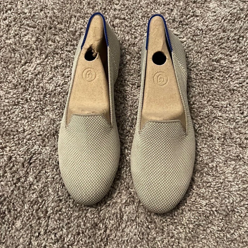 Double Stitch Linen Rothy Loafers